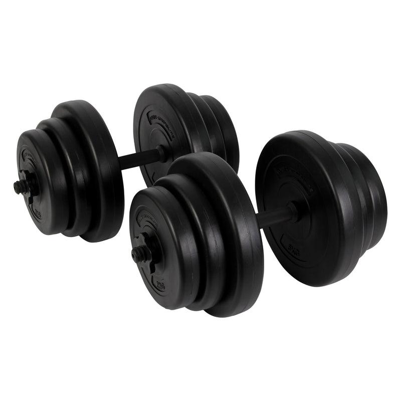 Dumbbell (pair) set of 2 20kg 30kg 40kg non-slip knurled handles