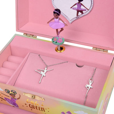 Unicorn Music Box Jewelry Set for Little Girls 3 Unicorn Gifts for Girls