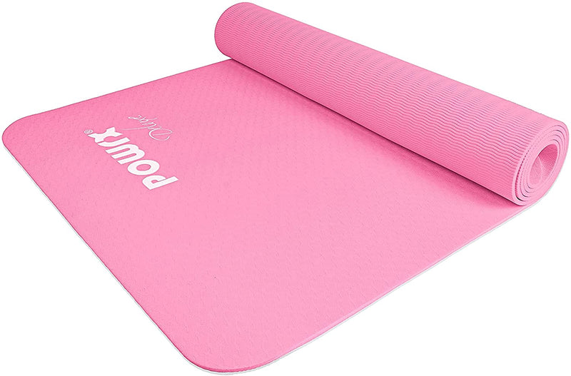 Deluxe Yoga Mat (Pink 173 x 61 x 05 cm) Non-Slip Tpe Environmentally Friendly |