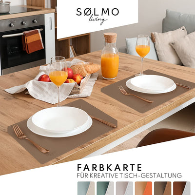 SÖLMO SØLMO I DESIGNER PLACEMAT MADE OF PU LEATHER