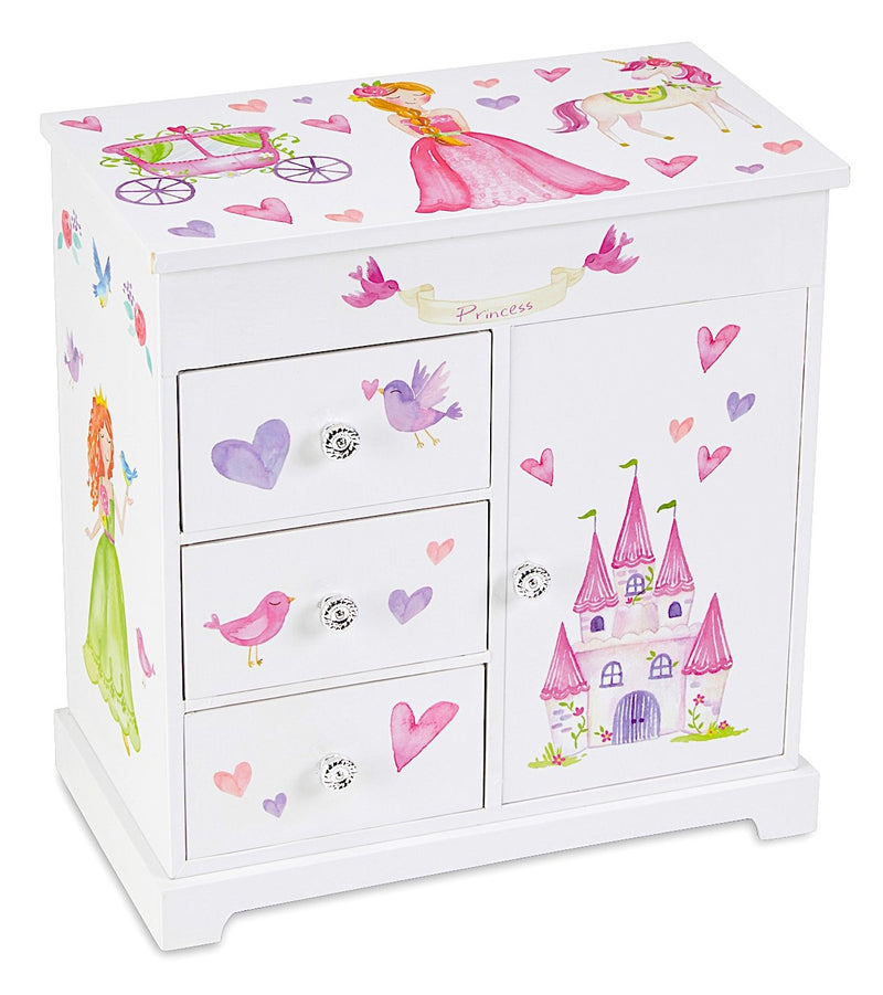 JEWELKEEPER - UNICORN MUSIC BOX JEWELRY BOX WITH 3 EXTENDABLE COMPARTMENTS