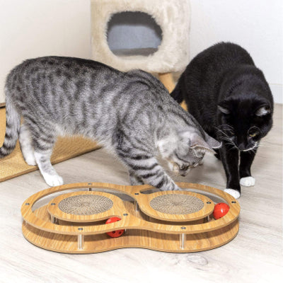 PAW OLYMP ® INTERACTIVE WOODEN CAT TOY