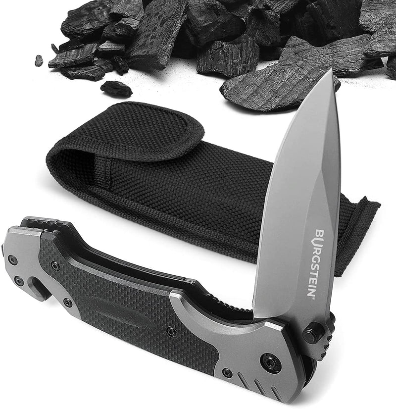 Outdoor pocket knife with belt bag folding knife extra sharp multiple