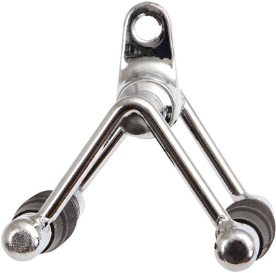 Hoof handle one-hand cable chrome-plated and knurled I stirrup with rotating handle