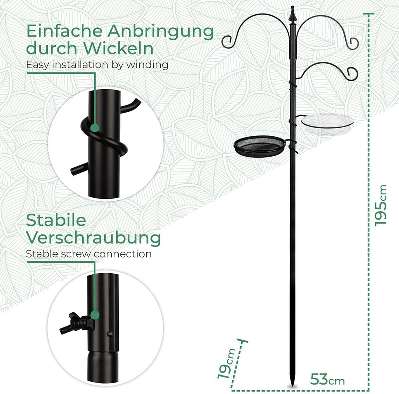 WILDLIFE FRIEND I BIRD FEEDING STATION MADE OF WEATHERPROOF METAL