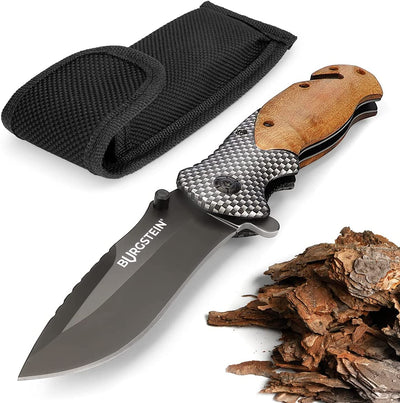 Outdoor pocket knife with belt bag folding knife extra sharp multiple