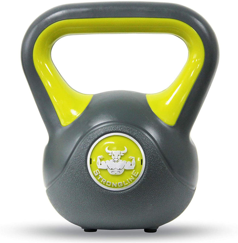 Kettlebell plastic 220 kg including workout I kettlebell in various colors