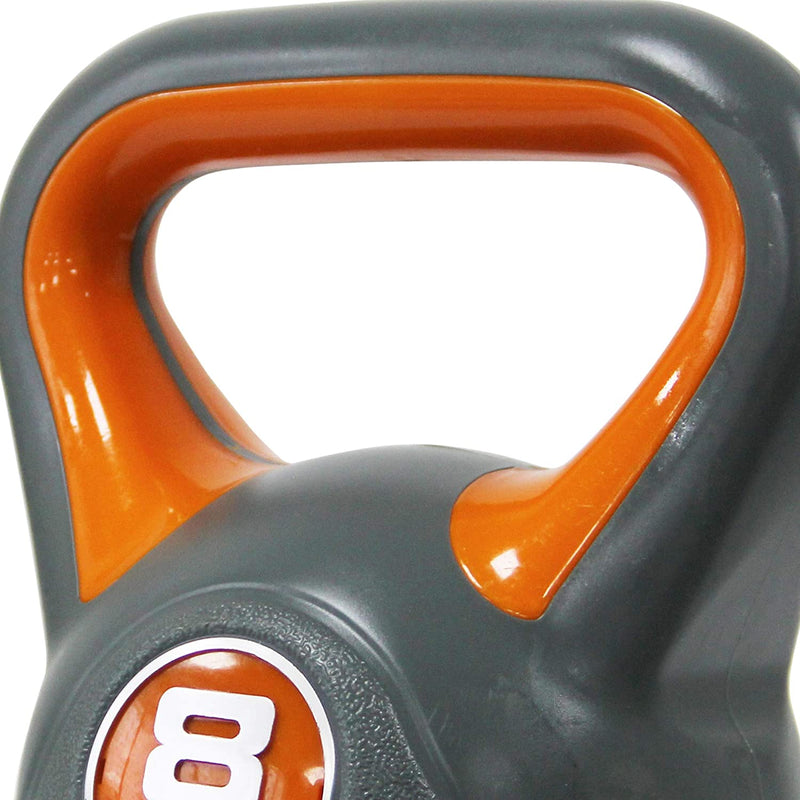 Kettlebell plastic 220 kg including workout I kettlebell in various colors