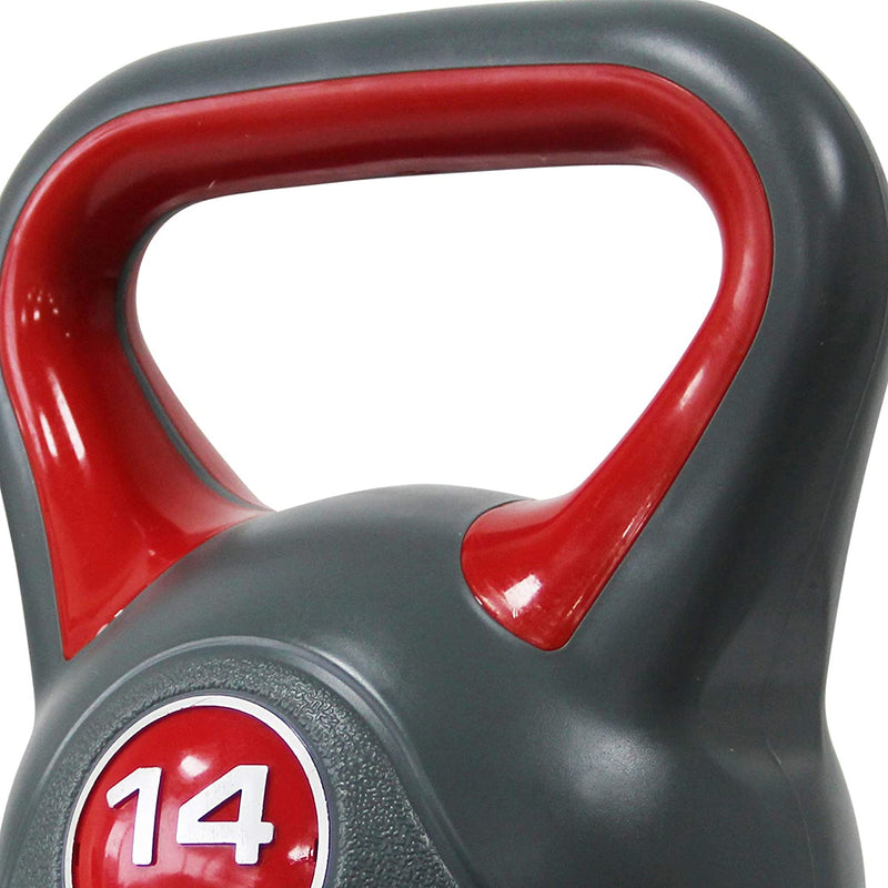 Kettlebell plastic 220 kg including workout I kettlebell in various colors