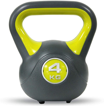 Kettlebell plastic 220 kg including workout I kettlebell in various colors