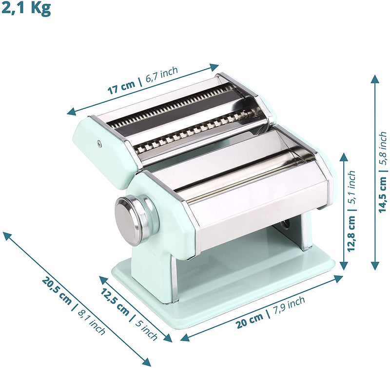 Pasta Maker Pasta Machine Manual Pasta Machine Made of Stainless Steel Chrome for