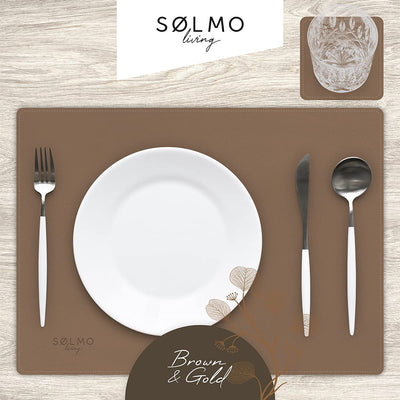 SÖLMO SØLMO I DESIGNER PLACEMAT MADE OF PU LEATHER