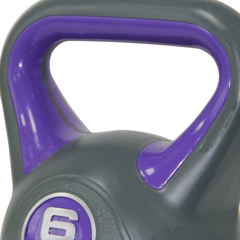 Kettlebell plastic 220 kg including workout I kettlebell in various colors