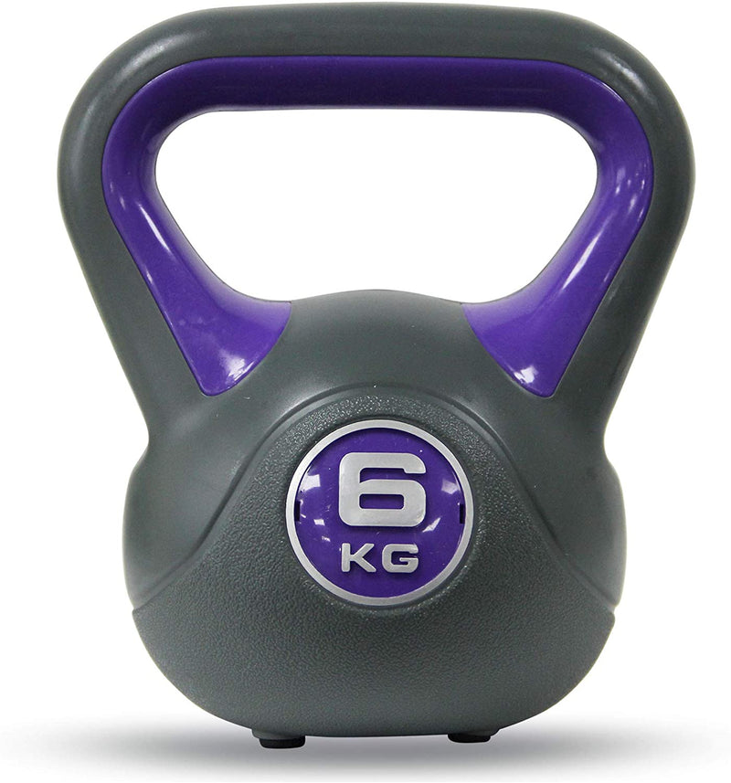 Kettlebell plastic 220 kg including workout I kettlebell in various colors