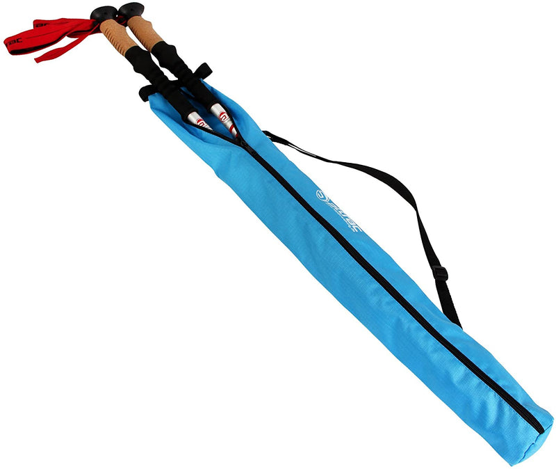 ATTRAC NORDIC WALKING BAG 2 IN 1 I POLE BAG TRANSPORT STORAGE BAG I POLE BAG BLUE SUPER LIGHT