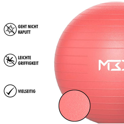 Exercise Ball 55 to 85 Cm Extra Thick Antiburst Yoga Ball with Air Pump