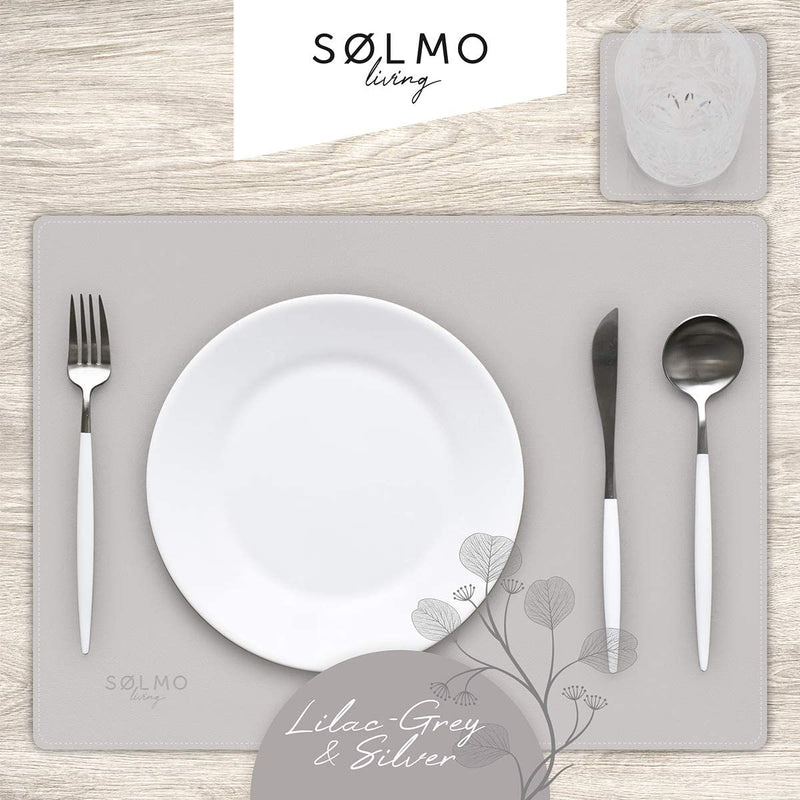 SÖLMO SØLMO I DESIGNER PLACEMAT MADE OF PU LEATHER