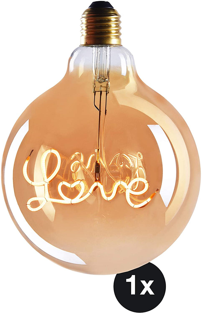 CROWN LED HIGH QUALITY EDISON LIGHT BULB LOVE E27 SOCKET