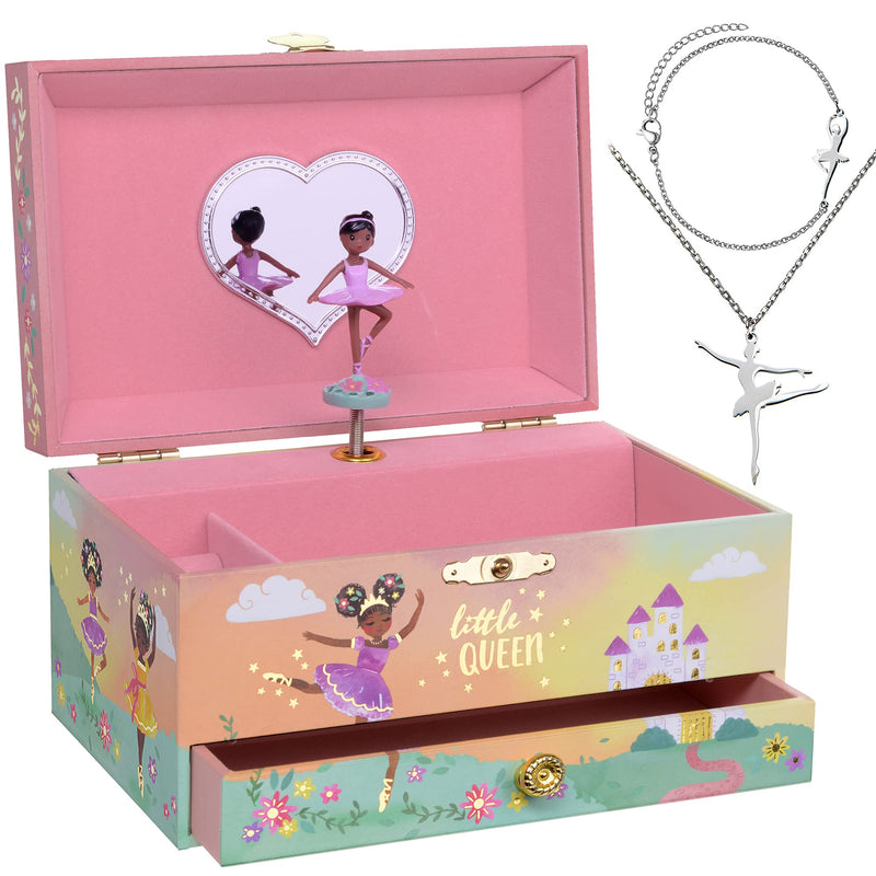 Unicorn Music Box Jewelry Set for Little Girls 3 Unicorn Gifts for Girls