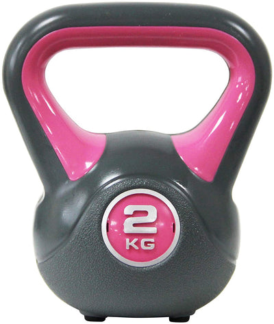 Kettlebell plastic 220 kg including workout I kettlebell in various colors