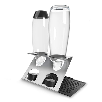 Bottle holder for Sodastream made of stainless steel Steeldry The original