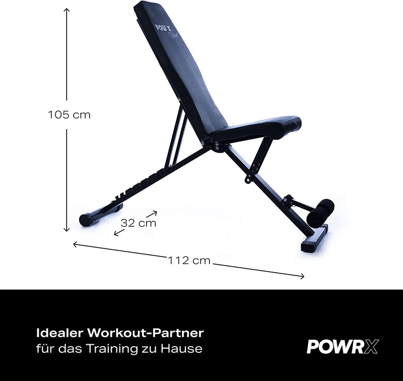 Weight bench I Adjustable press bench Height adjustable I Training bench