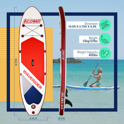 Inflatable stand up paddle board 320 x 815/84 x 15 cm/with 180 kg non-slip