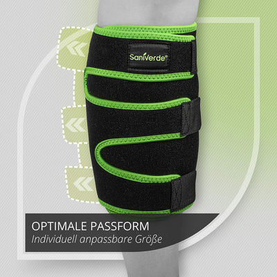 SANIVERDE ® CALF BANDAGE WITH VELCRO BANDAGE FOR WOMEN AND MEN - STABILITY THROUGH COMPRESSION