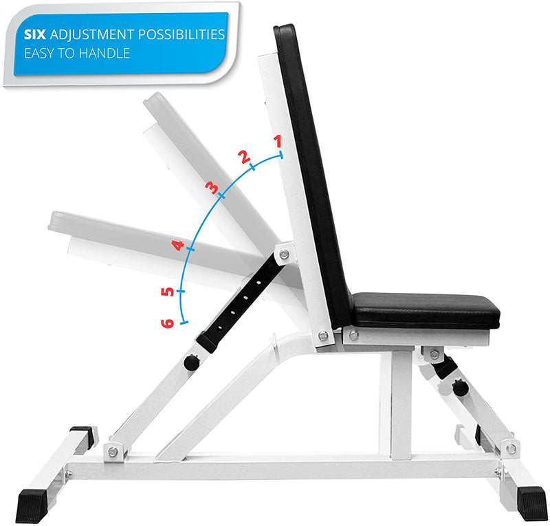 Weight bench I Adjustable press bench Height adjustable I Training bench