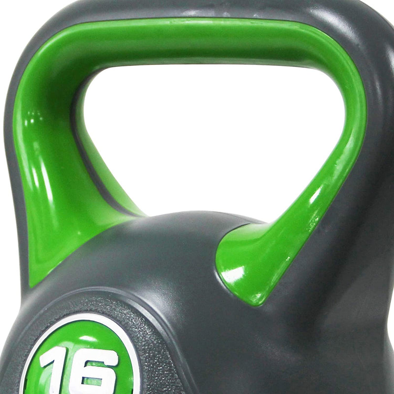 Kettlebell plastic 220 kg including workout I kettlebell in various colors