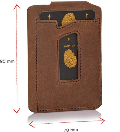 Slim Wallet Bern Credit Card Holder Men's Wallet Leather Mini Wallet Small