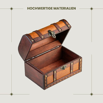 BRYNNBERG TREASURE CHEST “WILLIAM 22X14X14CM” – LARGE TREASURE CHEST WITH HANDLE