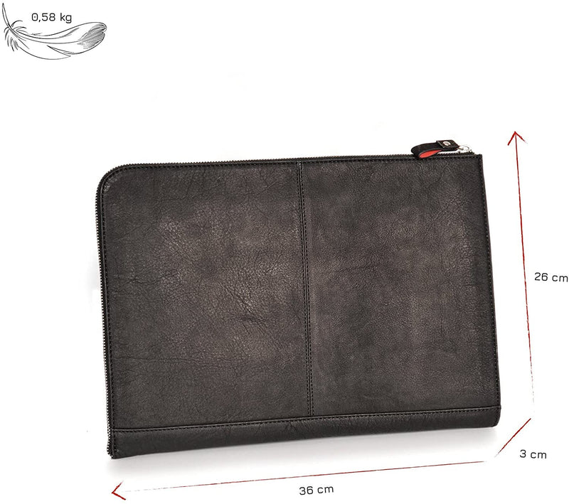 DONBOLSO ® NOTEBOOK SLEEVE LONDON BLACK - 13