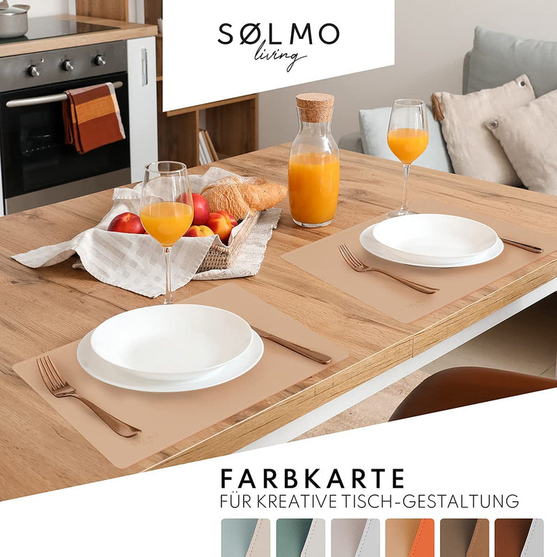 SÖLMO SØLMO I DESIGNER PLACEMAT MADE OF PU LEATHER