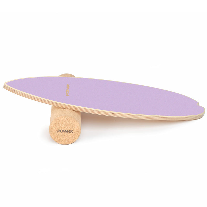 Surf balance board wood / balance skateboard including roller coordination training