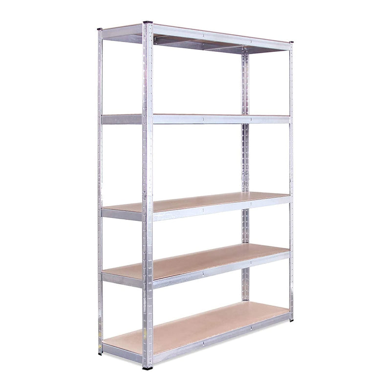 Grack heavy duty shelf 1 galvanized storage shelf 5 compartments for basement workshop