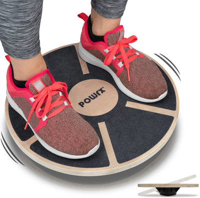 Balance Board I Wobble Board Made of Wood for Proprioceptive Training