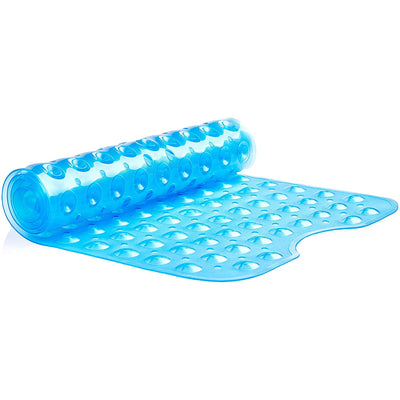 Non-Slip Extra Long Bath Mat With Suction Cups 100x40cm/40x16in