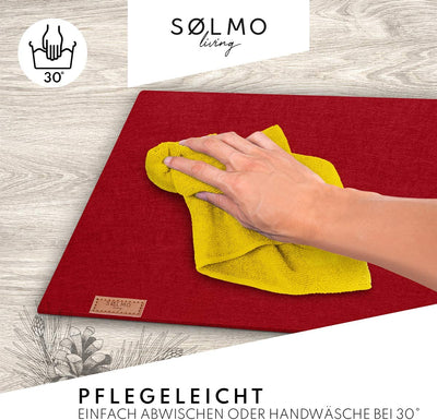 Sölmo I table runner made of felt I 150x40cm table runner I Scandinavian design