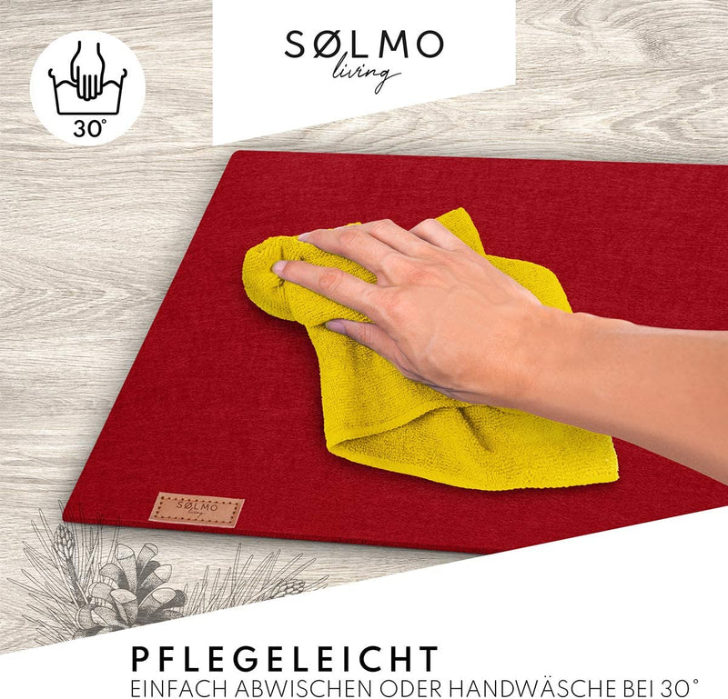 Sölmo I table runner made of felt I 150x40cm table runner I Scandinavian design