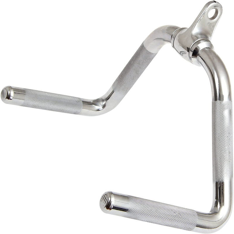 Hoof handle one-hand cable chrome-plated and knurled I stirrup with rotating handle