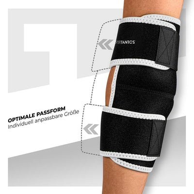 SPORTANICS ® ELBOW SUPPORT WITH VELCRO FASTENING - STABILITY &amp; SUPPORT DURING SPORTS