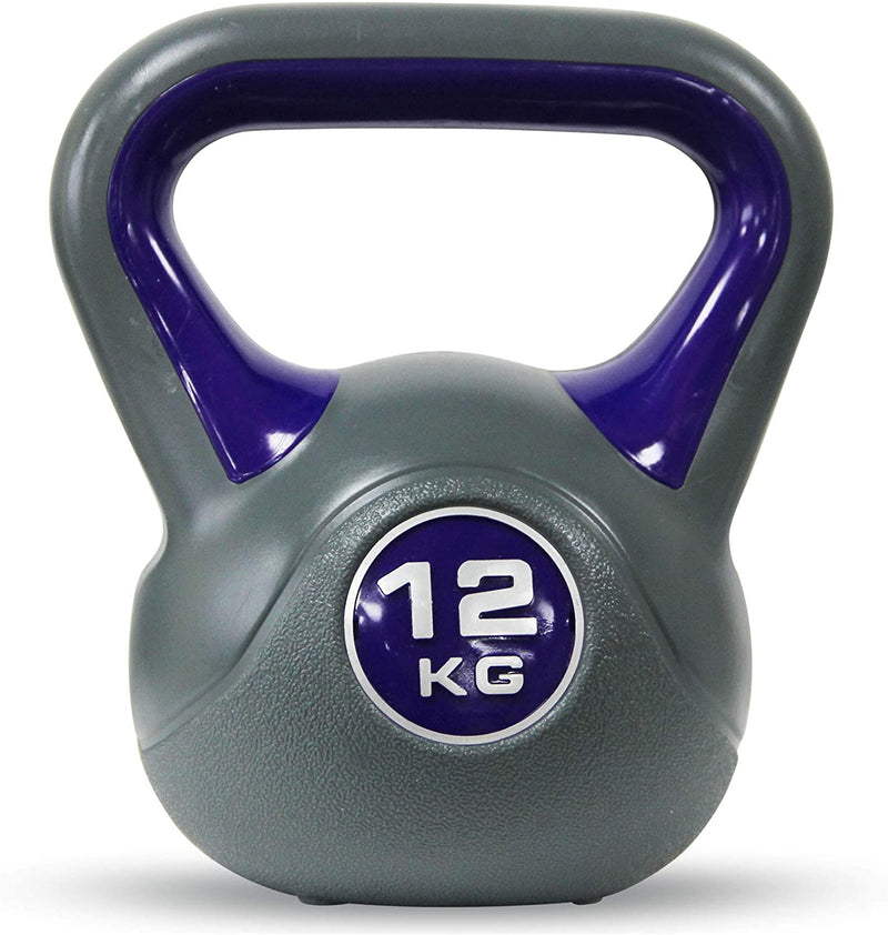 Kettlebell plastic 220 kg including workout I kettlebell in various colors