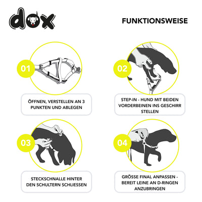 DDOXX REFLECTIVE NYLON STEP