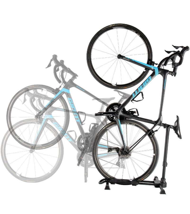 PRO BIKE TOOL BIKE STAND - PORTABLE INDOOR BIKE STORAGE - COMPATIBLE WITH TIRE WIDTHS UP TO 2