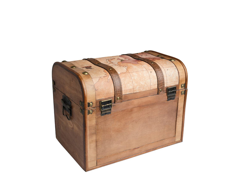 Treasure chest small 17x10x9cm wooden chest treasure chest vintage look pirates