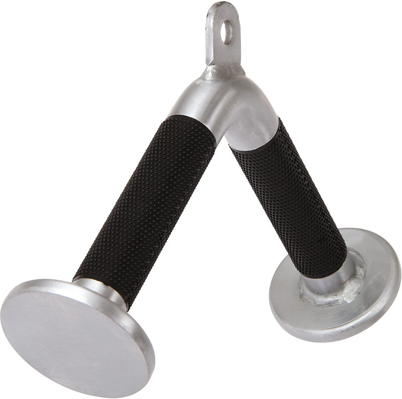 Hoof handle one-hand cable chrome-plated and knurled I stirrup with rotating handle