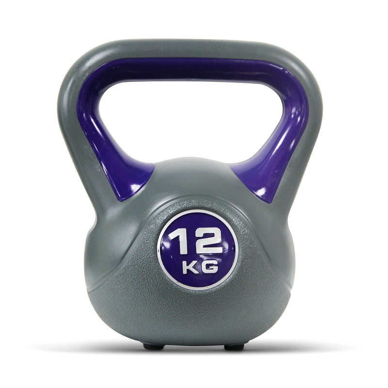 Kettlebell plastic 220 kg including workout I kettlebell in various colors