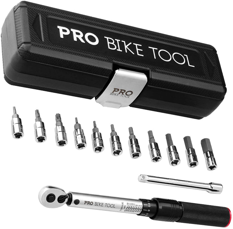 Torque wrench bicycle motorcycle 1/4 inch drive with reversible ratchet