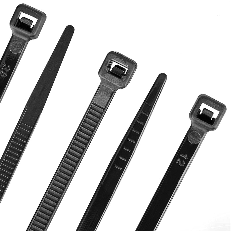 Cable Tie Set Black 500 Cable Ties Small in 3 Sizes Cable Organizer Cable